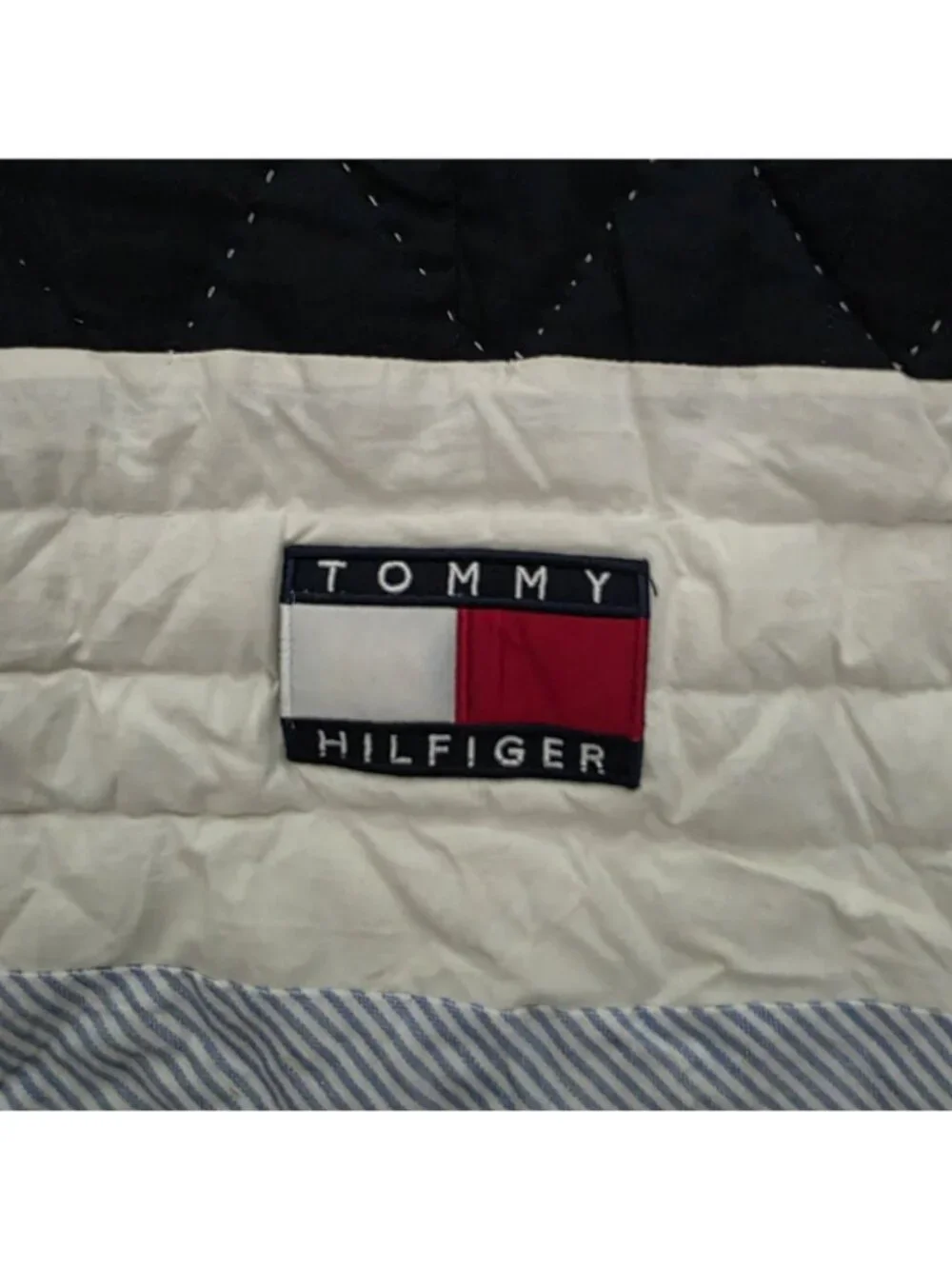 Tommy Hilfiger American Flag USA Stars & Stripes Twin Quilt